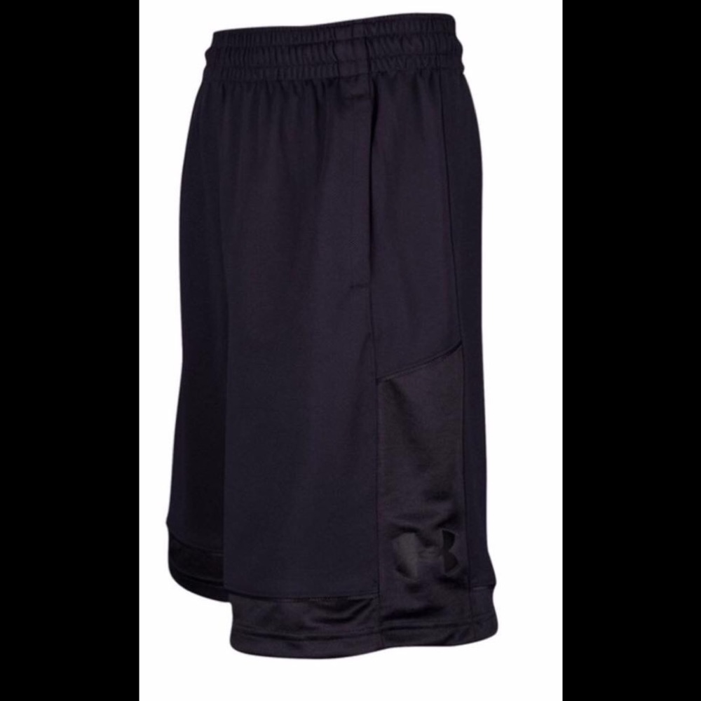 New Under Armour Mens Large Loose Black Shorts